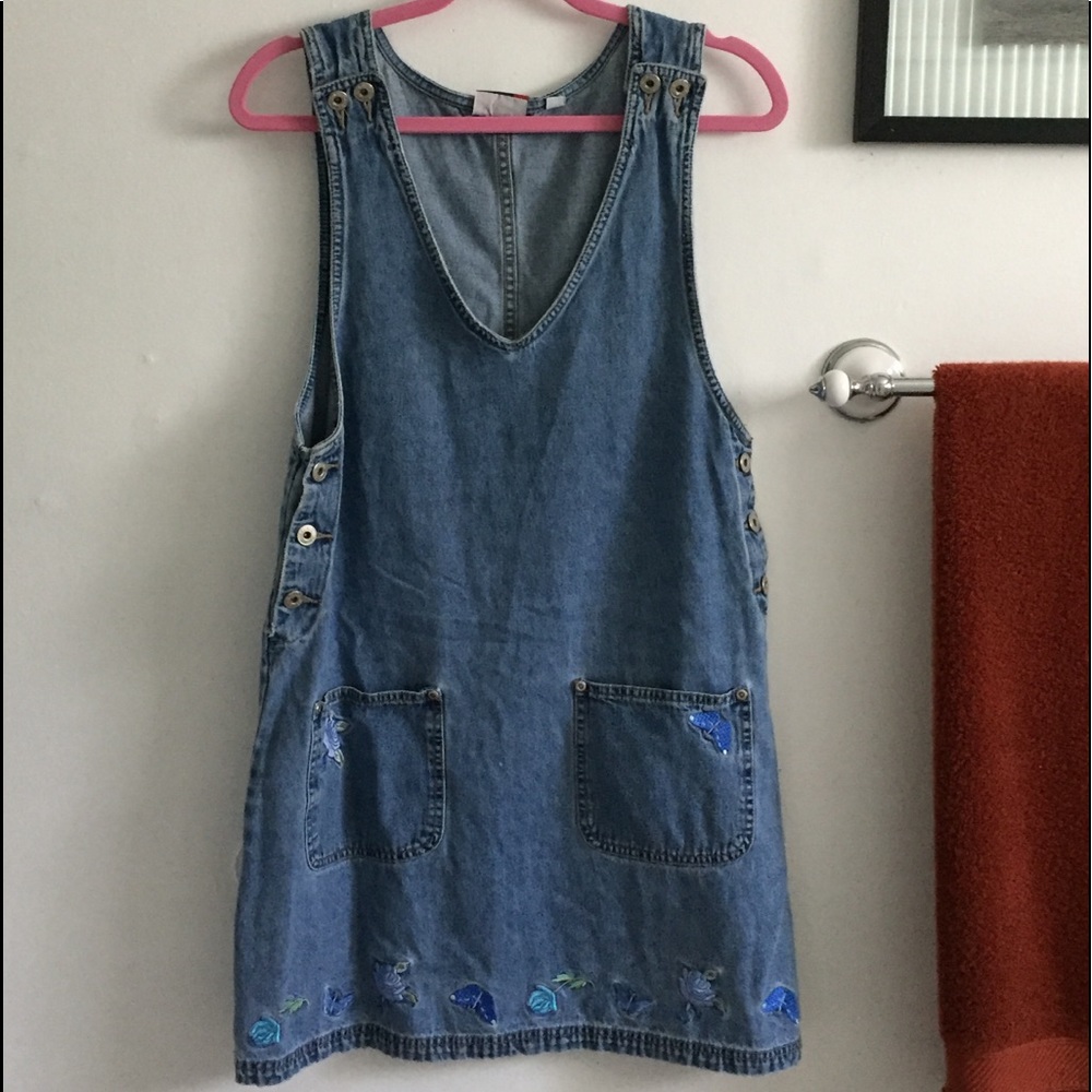 JEAN OVERALL DRESS
